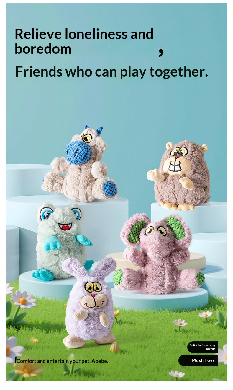 [Pet-Animal Series Dog Toy] Dog Toy Plush Sound-Making Self-Entertainment Artifact Durable Chew-Resistant