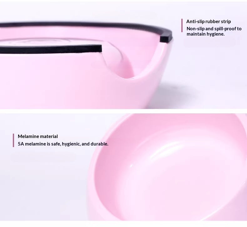 Pet Bowl Dog Bowl Cat Bowl Pet Supplies Dog Food Bowl Cat Bowl Melamine Stainless Steel Dog Bowl Classic Round Bowl