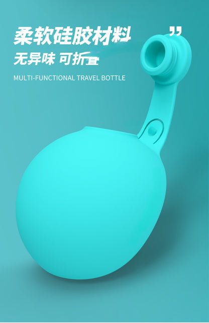 Water Bottle 304 Stainless Steel Foldable Spherical Drinking Device Small Dog Special Outdoor Portable Water Bottle