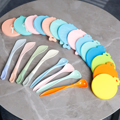 Pet Can Lid Sealing Fresh-keeping Silicone Lid Cat Dog Pet Supplies Dog Cat Wet Food Sealing Lid