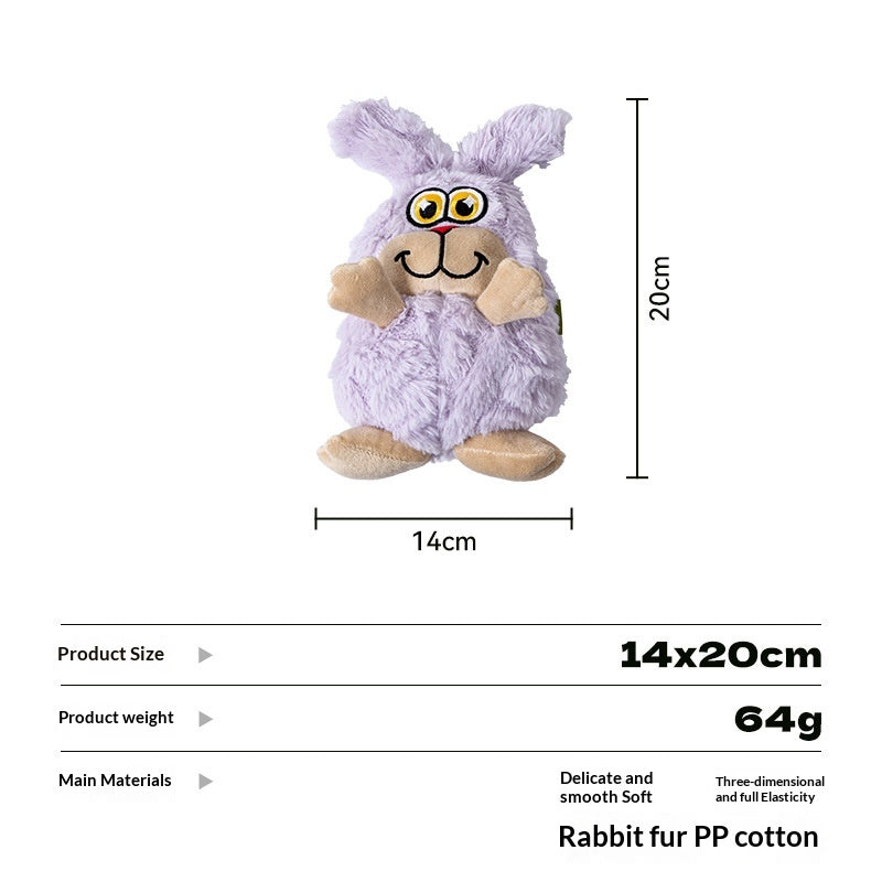 [Pet-Animal Series Dog Toy] Dog Toy Plush Sound-Making Self-Entertainment Artifact Durable Chew-Resistant