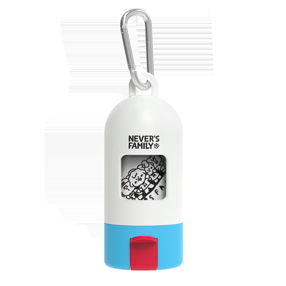 Neva Family Collaboration Pet Store Selected Supplies Outdoor Portable Cat and Dog Drinking Water Bottle Capsule Poop Bag Dispenser