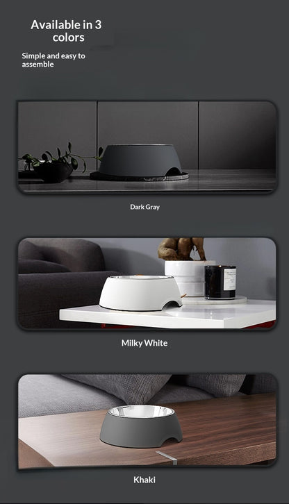 Dog Bowl Cat Bowl Dog Bowl Stainless Steel Double Layer Pet Bowl Dog Cat Pet Supplies Bowl Pet Rice Bowl Food Bowl