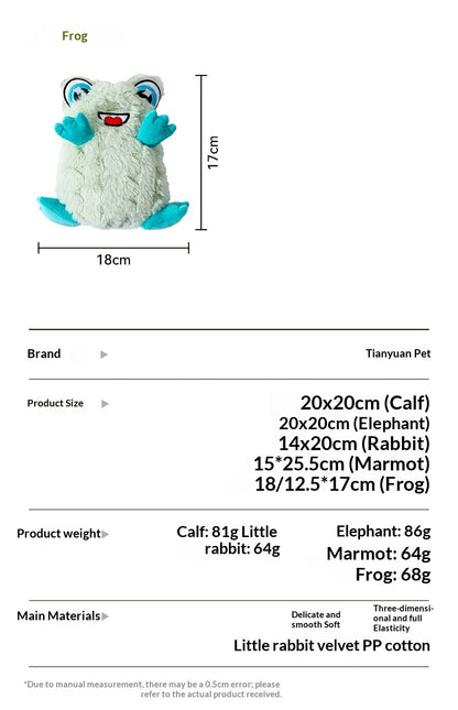 [Pet-Animal Series Dog Toy] Dog Toy Plush Sound-Making Self-Entertainment Artifact Durable Chew-Resistant