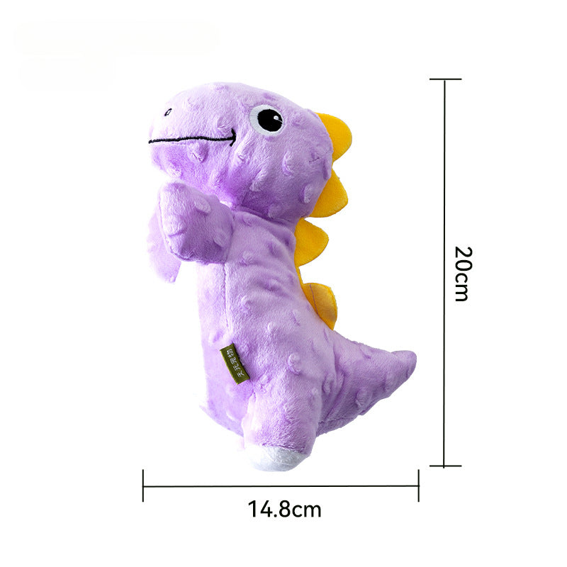 [Dinosaur Family Series Dog Toys] Plush Teddy Small and Medium-sized Dog Teething Sound Artifact