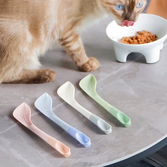 Can Spoon Dual-use Spoon Cat Dog Wet Food Snacks Nutritional Paste Dog Cat Rice Mix Medicine Feeding Pet Supplies