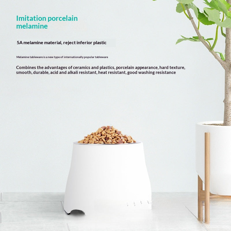 Dog Bowl Dog Food Bowl Pet Food Bowl Dog Food Bowl Protects Neck Anti-Spill High Bowl for Medium and Large Dogs