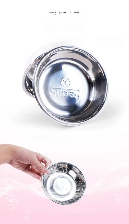 Pet Bowl Dog Bowl Cat Bowl Pet Supplies Dog Food Bowl Cat Bowl Melamine Stainless Steel Dog Bowl Classic Round Bowl