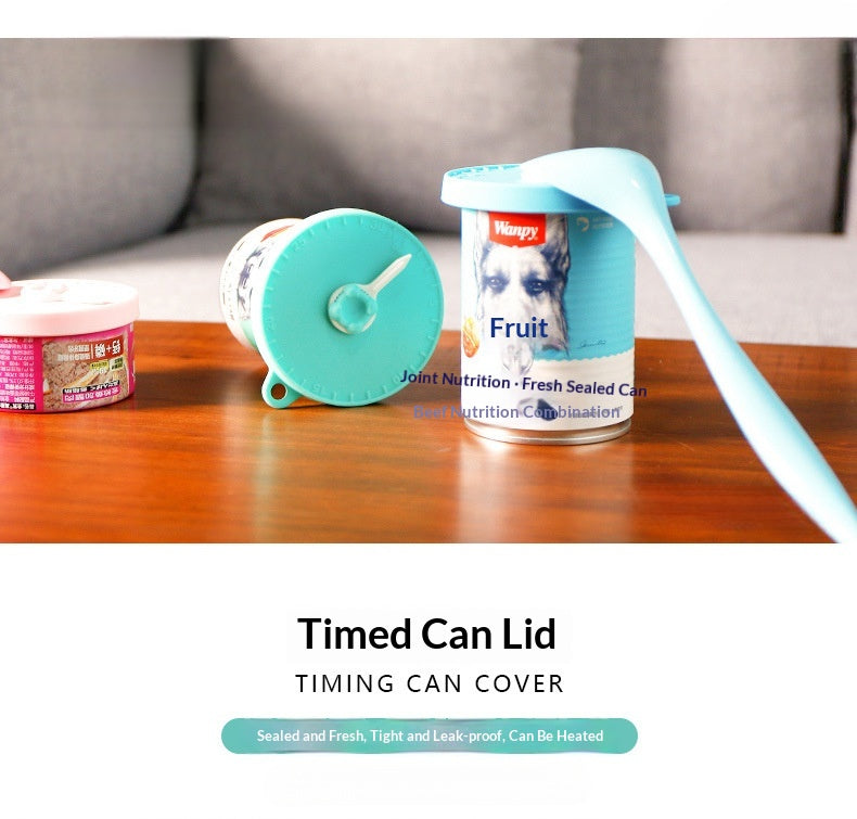 Pet Can Lid Sealing Fresh-keeping Silicone Lid Cat Dog Pet Supplies Dog Cat Wet Food Sealing Lid