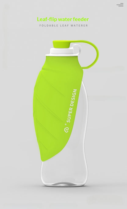 Pet Supplies Cat and Dog Outdoor Portable Water Bottle Drinking Device Pet Water Feeder Drinking Artifact