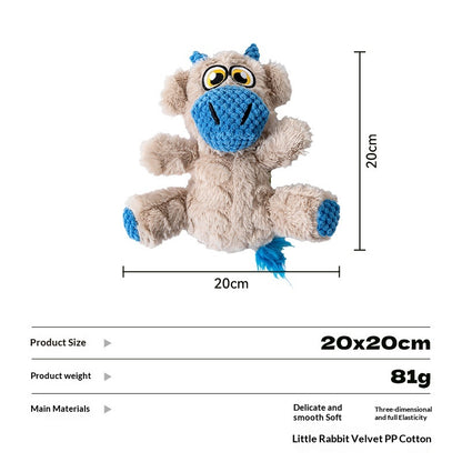 [Pet-Animal Series Dog Toy] Dog Toy Plush Sound-Making Self-Entertainment Artifact Durable Chew-Resistant