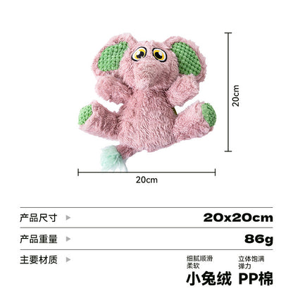 [Pet-Animal Series Dog Toy] Dog Toy Plush Sound-Making Self-Entertainment Artifact Durable Chew-Resistant