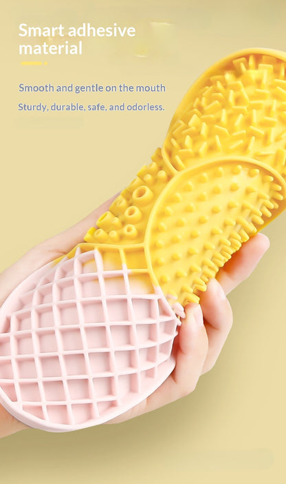 Pet Silicone Lick Mat Wet Food Nutritional Paste Slow Feeder Mat Dog Cat Interactive Fun Lick Pad