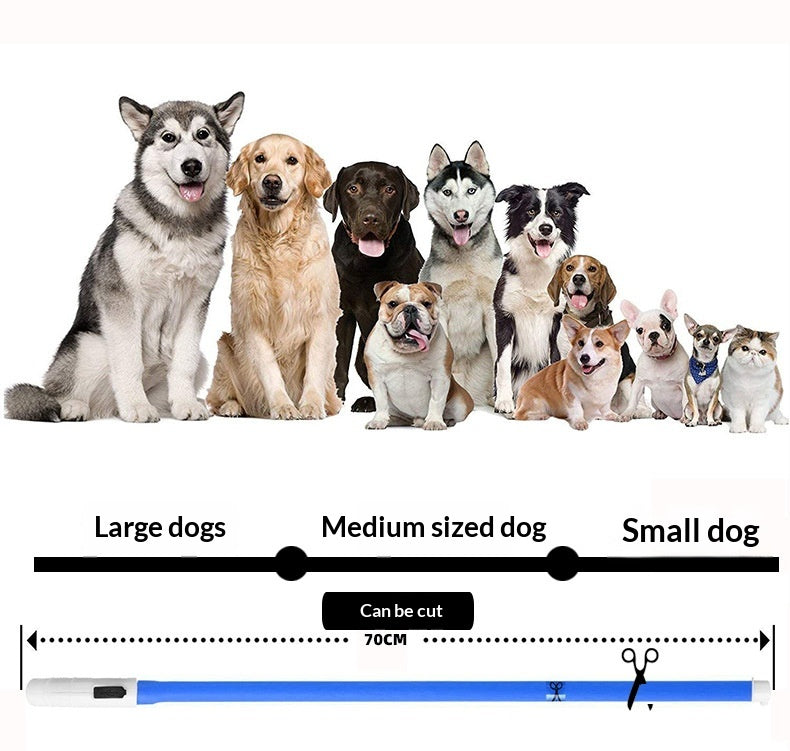 LED Light-Up Pet Collar Dog Leash Light-Up Collar USB Rechargeable Teddy Golden Retriever Dog Night Light Collar Flashing Neckband Pet Collar