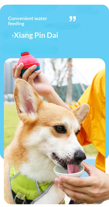Neva Family Collaboration Pet Store Selected Supplies Outdoor Portable Cat and Dog Drinking Water Bottle Capsule Poop Bag Dispenser
