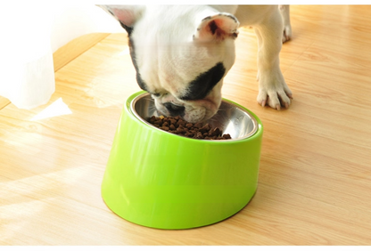 Tilt Dog Bowl Cat Bowl Pet Supplies Stainless Steel Double Layer Dog Bowl Cat Bowl Dog Cat Food Bowl Dog Pet Bowl