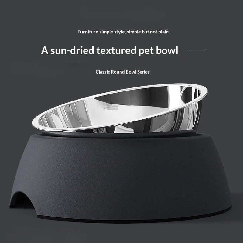 Dog Bowl Cat Bowl Dog Bowl Stainless Steel Double Layer Pet Bowl Dog Cat Pet Supplies Bowl Pet Rice Bowl Food Bowl