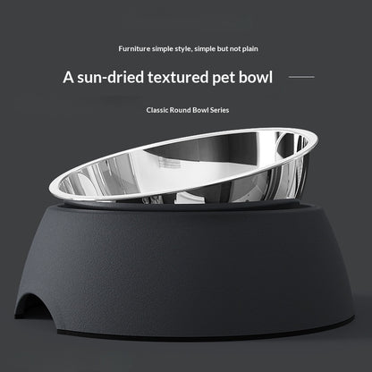 Dog Bowl Cat Bowl Dog Bowl Stainless Steel Double Layer Pet Bowl Dog Cat Pet Supplies Bowl Pet Rice Bowl Food Bowl