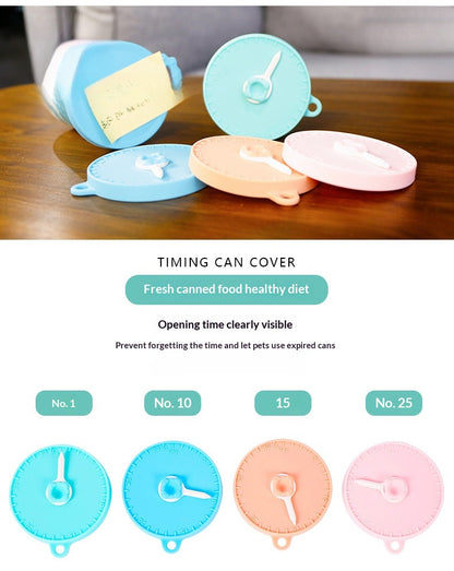 Pet Can Lid Sealing Fresh-keeping Silicone Lid Cat Dog Pet Supplies Dog Cat Wet Food Sealing Lid